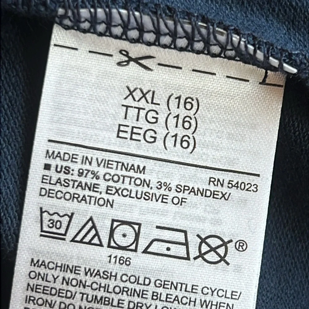 Old Navy Girls Navy Short Sleeve Polo